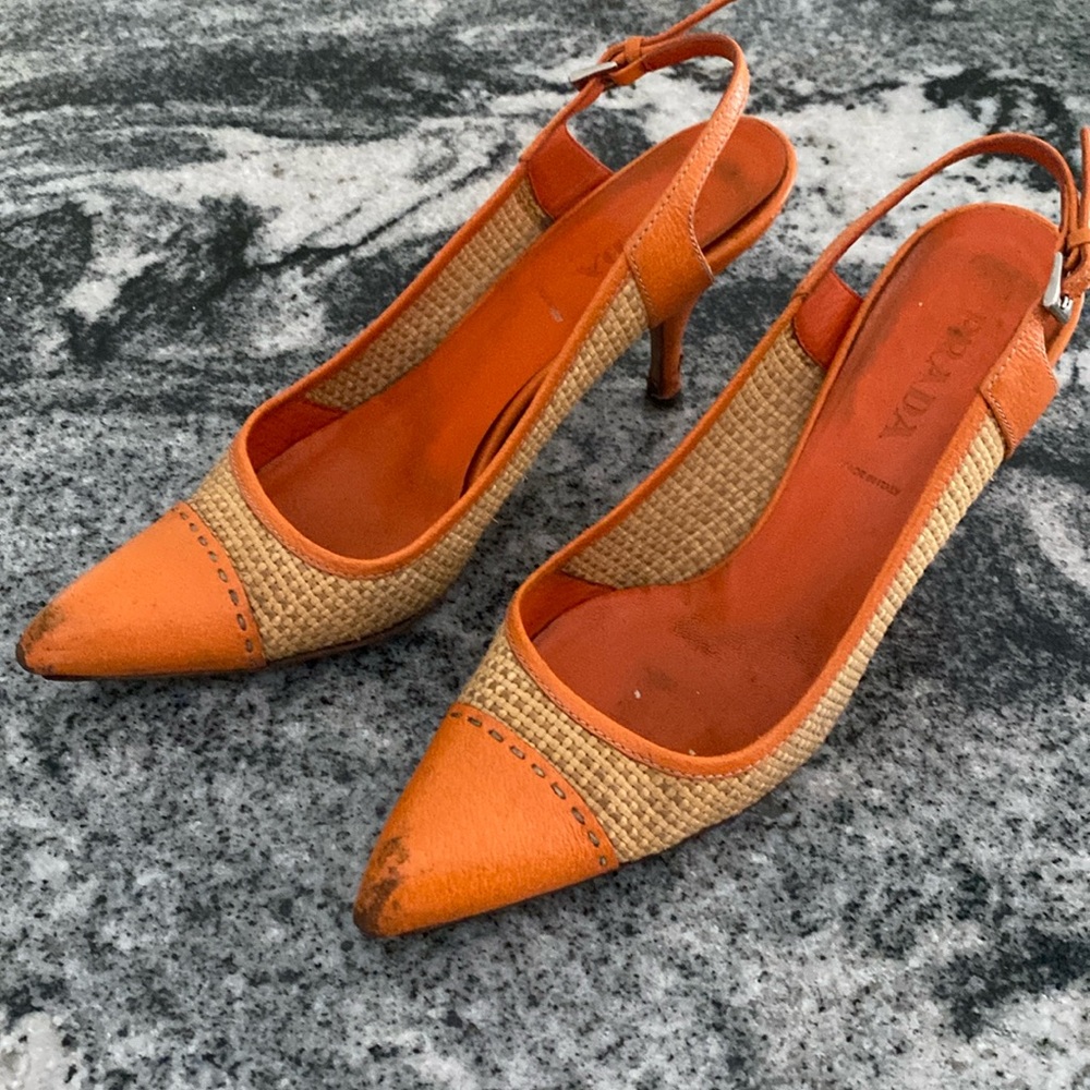 Prada Slingback Heels